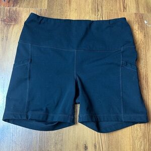 Active Life Women's Black Bike Shorts